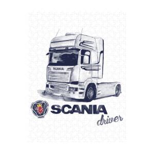 Scania Truck Jigsaw Puzzle by Romani Loch - Pixels