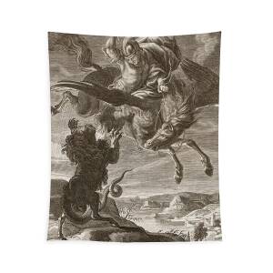 Pegasus The Winged Horse Tapestry for Sale by Fortunino Matania