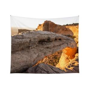 Mesa Arch Sunrise - Canyonlands National Park - Moab Utah Tapestry for ...