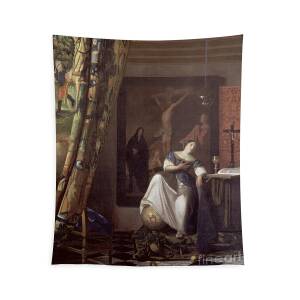 Girl With A Pearl Earring Tapestry for Sale by Jan Vermeer