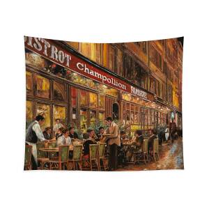 Cafe Jade Tapestry for Sale by Guido Borelli