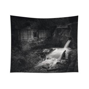 Lake Park Waterfall Tapestry for Sale by Scott Norris