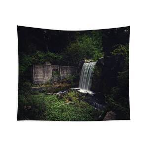 Lake Park Waterfall Tapestry for Sale by Scott Norris