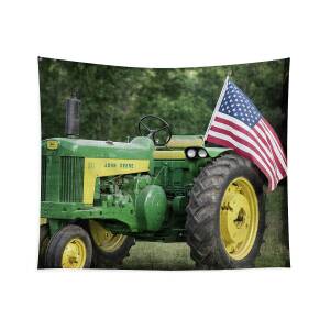 and Tractor in Black and Tapestry for Sale by Jennifer Rigsby