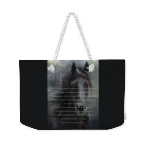 Friesian Stallion Tije Spanish Walk Weekender Tote Bag for Sale by Fran ...