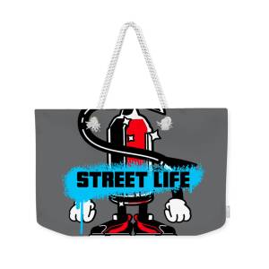 Street Life Gift For Artist Streetwear Fan Fire Extinguisher Quote No Rules  Beach Towel by Jeff Creation - Pixels