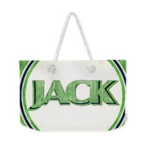 The Name Jack in Blue and White circular Name Design Tote Bag by Douglas  Brown - Pixels