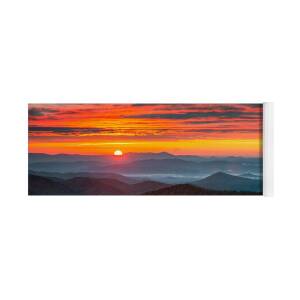 Blue Ridge Parkway Sunset - The Great Blue Yonder Yoga Mat for Sale by ...