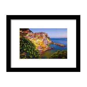 Positano on the Amalfi Coast Framed Print by Francesco Riccardo Iacomino
