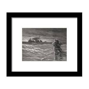 Feeding the Five Thousand Framed Print by Clive Uptton
