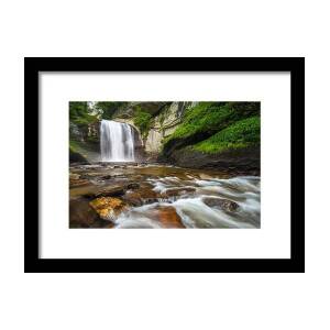 Waterfalls - Wnc Waterfall Photography Hidden Falls Framed Print by ...