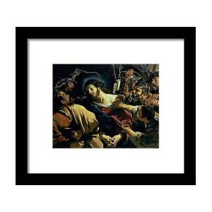 The Agony In The Garden Framed Print by Guiseppe Cesari