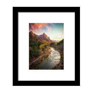 Zion National Park Framed Print by Michael Zheng Zion National Park Framed Print by Michael Zheng