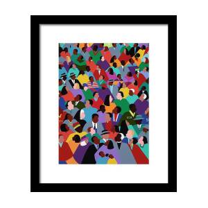 We The People One Framed Print by Synthia SAINT JAMES