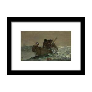 Eastern Point Framed Print by Winslow Homer