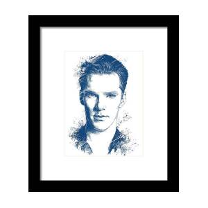 Benedict Cumberbatch Portrait Digital Art by Chad Lonius - Pixels