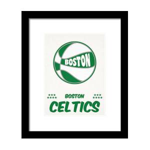 Boston Celtics Retro Shirt Kids T-Shirt by Joe Hamilton - Fine Art