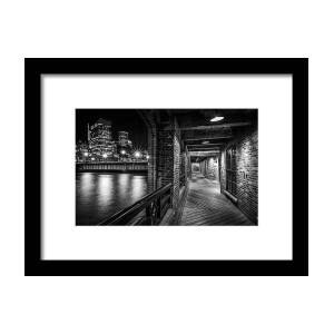Zakim Bridge from Paul Revere Park Framed Print by Kristen Wilkinson