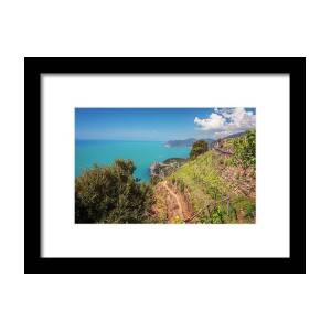 Monterosso Cinque Terre Italy II Framed Print by Joan Carroll