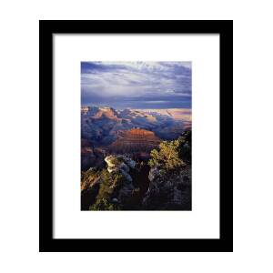 Rainbow from Trailview Overlook Framed Print by Mike Buchheit