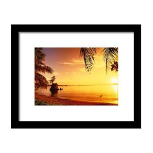 Hanalei Pier and beach Framed Print by M Swiet Productions