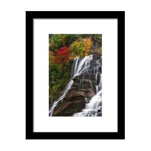 Middle Falls Of Letchworth State Park Framed Print by Mark Papke