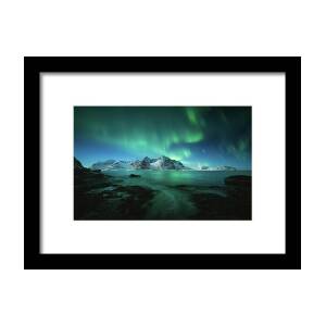 Lights Above Lofoten Framed Print by Tor-Ivar Naess Lights Above Lofoten Framed Print by Tor-Ivar Naess