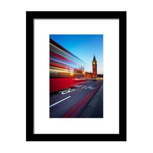 London Big Ben Framed Print by Nina Papiorek