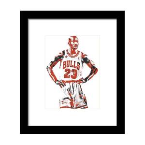 Michael Jordan CHICAGO BULLS PIXEL ART 13 T-Shirt by Joe Hamilton