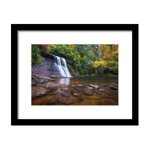 Waterfalls - Wnc Waterfall Photography Hidden Falls Framed Print by ...