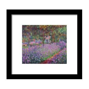 Effect of Spring at Giverny Framed Print by Claude Monet