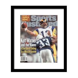St. Louis Rams Qb Kurt Warner Sports Illustrated Cover Framed Print by  Sports Illustrated - Fine Art America