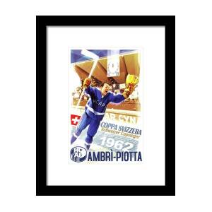 Ambri-Piotta Hockey Club - 1962 - Vintage Sports Poster Digital