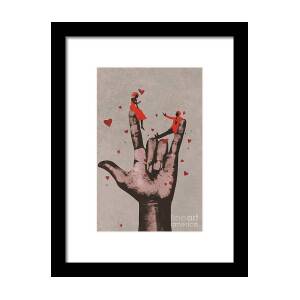 Blooming Anatomical Human Heart Vector Framed Print by Moopsi