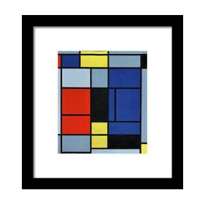 Composition, 1919-1920 Framed Print by Piet Mondrian