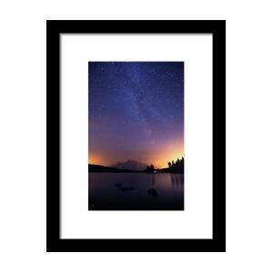 Stars Over Rocky Mountain National Park Framed Print by Pat Gaines