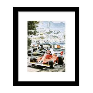 Monte Carlo Framed Print by Claude Monet