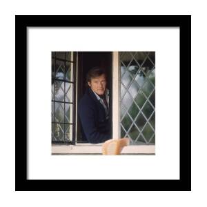 Roger Moore Framed Print by Keystone Roger Moore Framed Print by Keystone