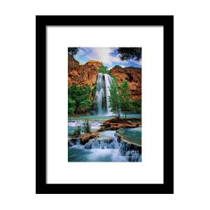 Havasu Cascades Framed Print by Inge Johnsson Havasu Cascades Framed Print by Inge Johnsson