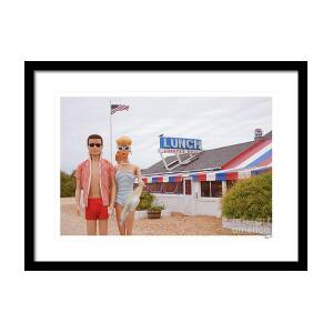 Lunch Blond Framed Print by David Parise Lunch Blond Framed Print by David Parise