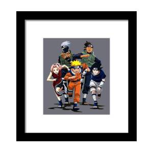 Naruto Uzumaki Team 7 Wood Print by Victoria Carroll - Pixels
