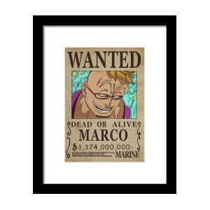 One Piece Wanted Poster - MARCO Jigsaw Puzzle