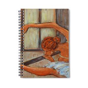 Ballerina Spiral Notebook for Sale by Xueling Zou