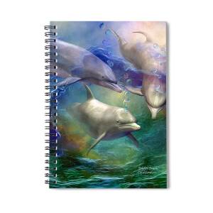 Siberian Husky Spiral Notebook for Sale by Carol Cavalaris