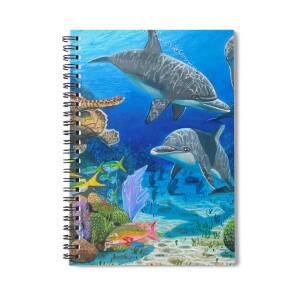 Rum Point Spiral Notebook for Sale by Carey Chen