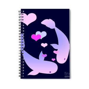 Eight Koi Fish Playing with Bubbles Spiral Notebook for Sale by Zaira ...