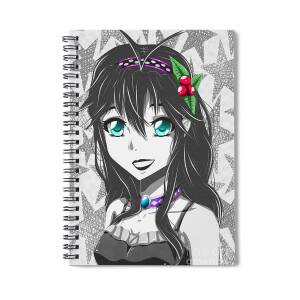 Anime/Manga Girl Spiral Notebook for Sale by nicbelles