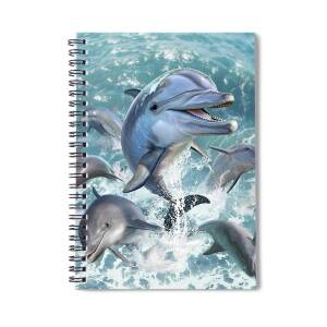 Moby Dick 1 Spiral Notebook for Sale by Jerry LoFaro