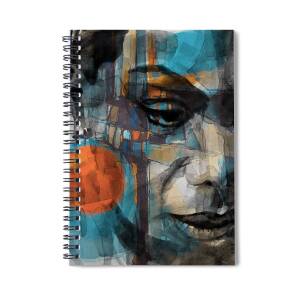 James Dean Spiral Notebook for Sale by Paul Lovering