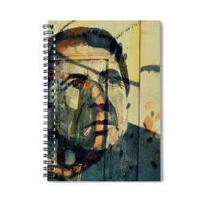 Famous Blue raincoat Spiral Notebook for Sale by Paul Lovering
